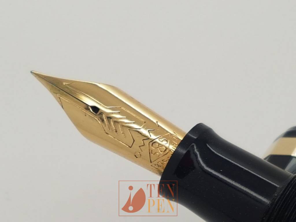 OMAS EXTRA 557F black facetted celluloid | Tenpen - By Letizia